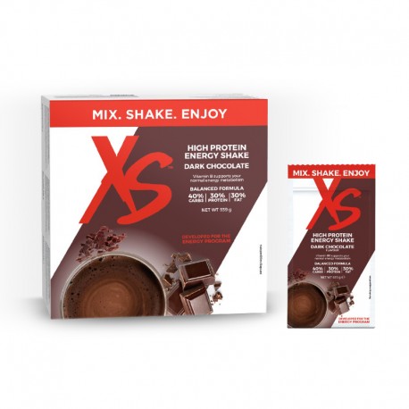 High Protein Energy Shake XS™ – Mörk choklad-smak