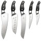 Knivsats med 5 knivar