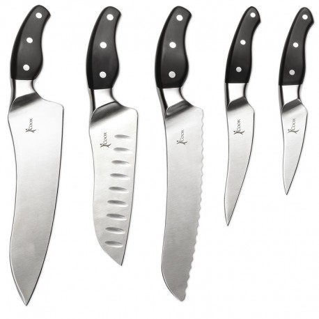 Knivsats med 5 knivar