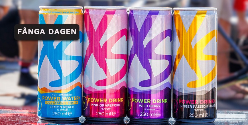 F&aring;nga dagen med XS power drink